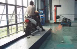 用于出厂质保的摩托车检测设备